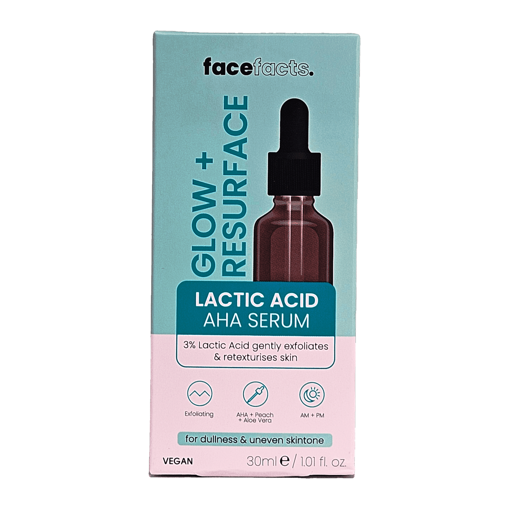 Facefacts Glow + Resurface Lactic Acid (AHA) Serum