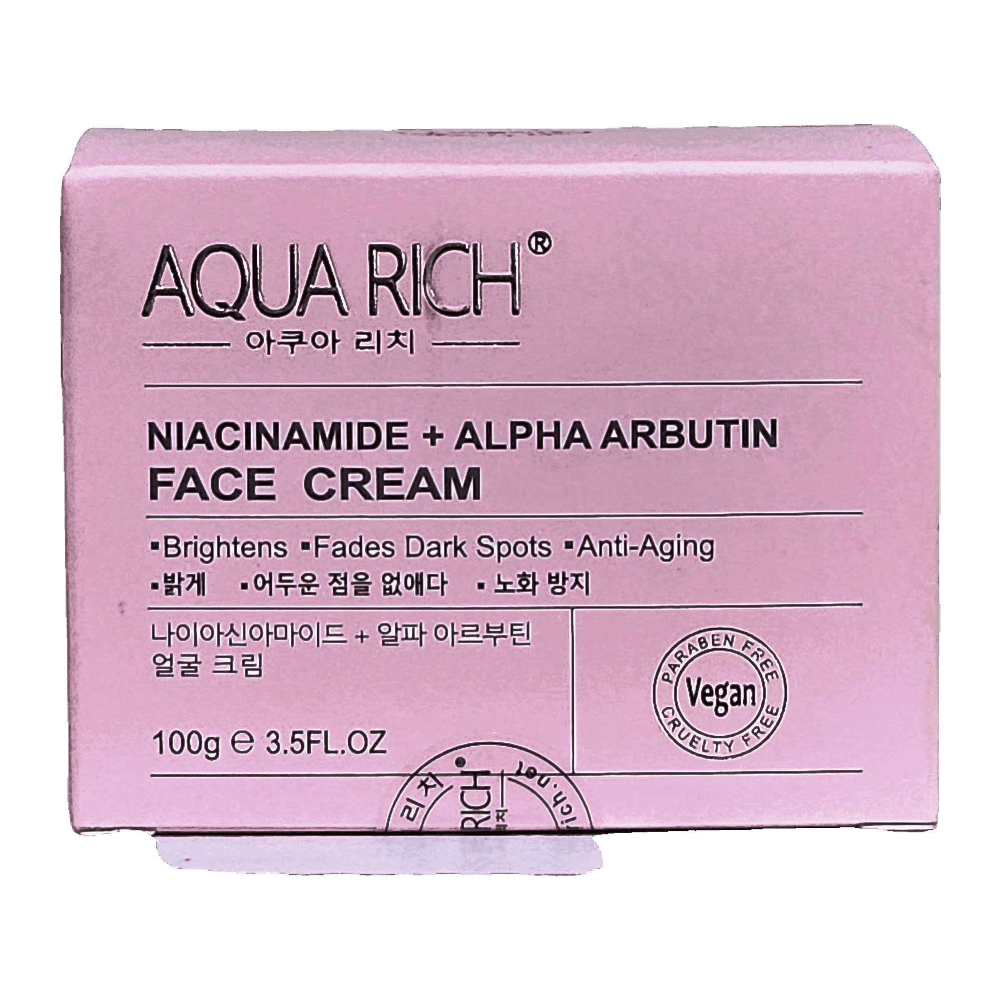 Aqua Rich Niacinamide + Alpha Arbutin Face Cream
