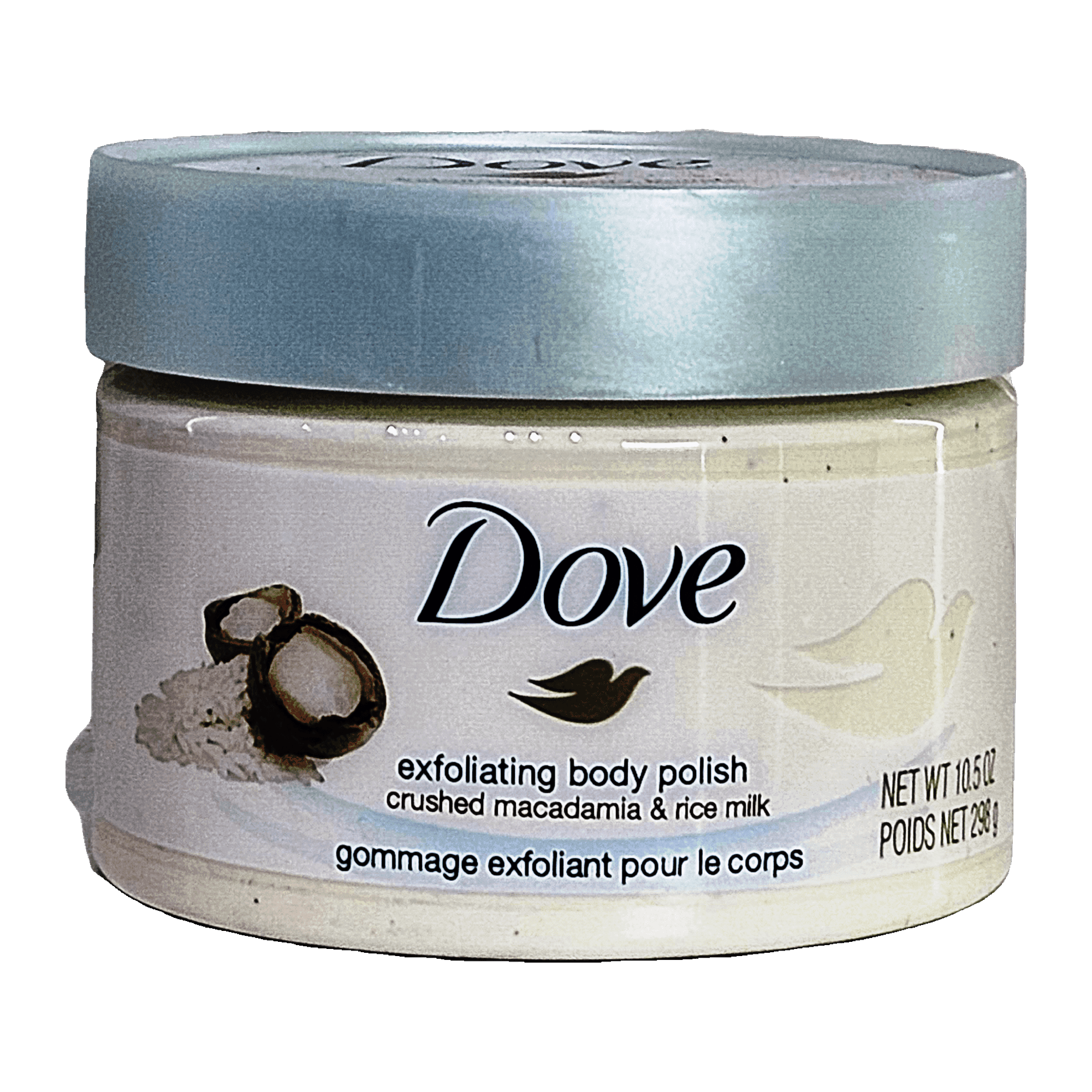 Dove Exfoliating Body Polish Scrub Crushed Macadamia & Rice Milk