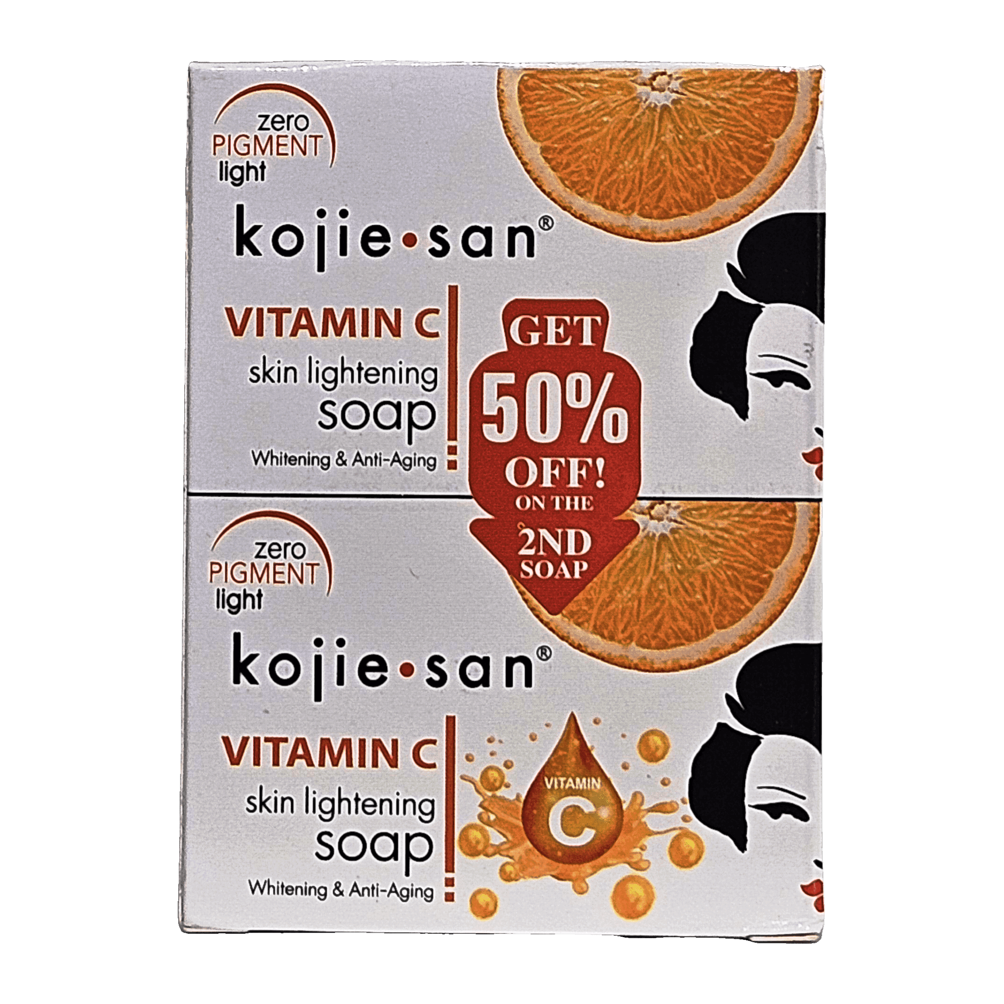 Kojie San Vitamin C Soap 2-In-1