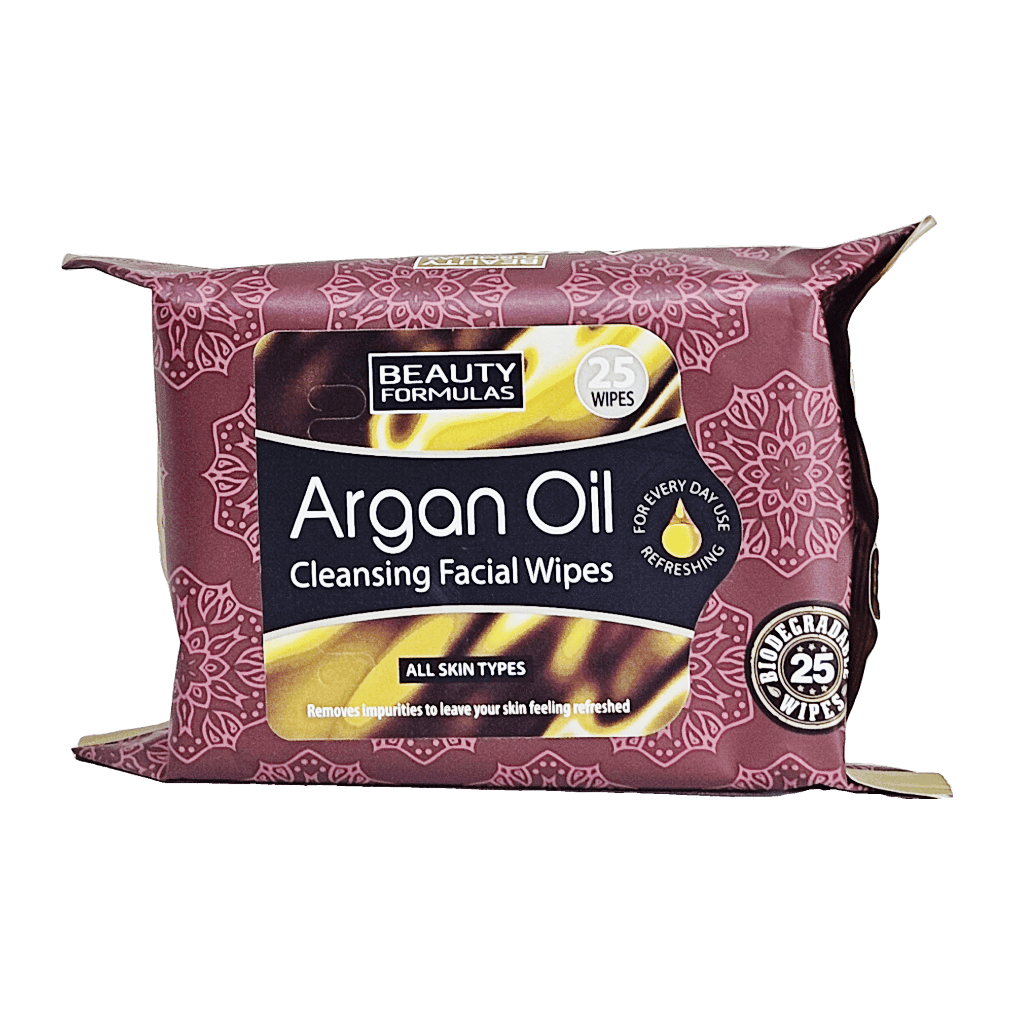 Beauty Formula Argan Oil Cleansing Facial Wipes