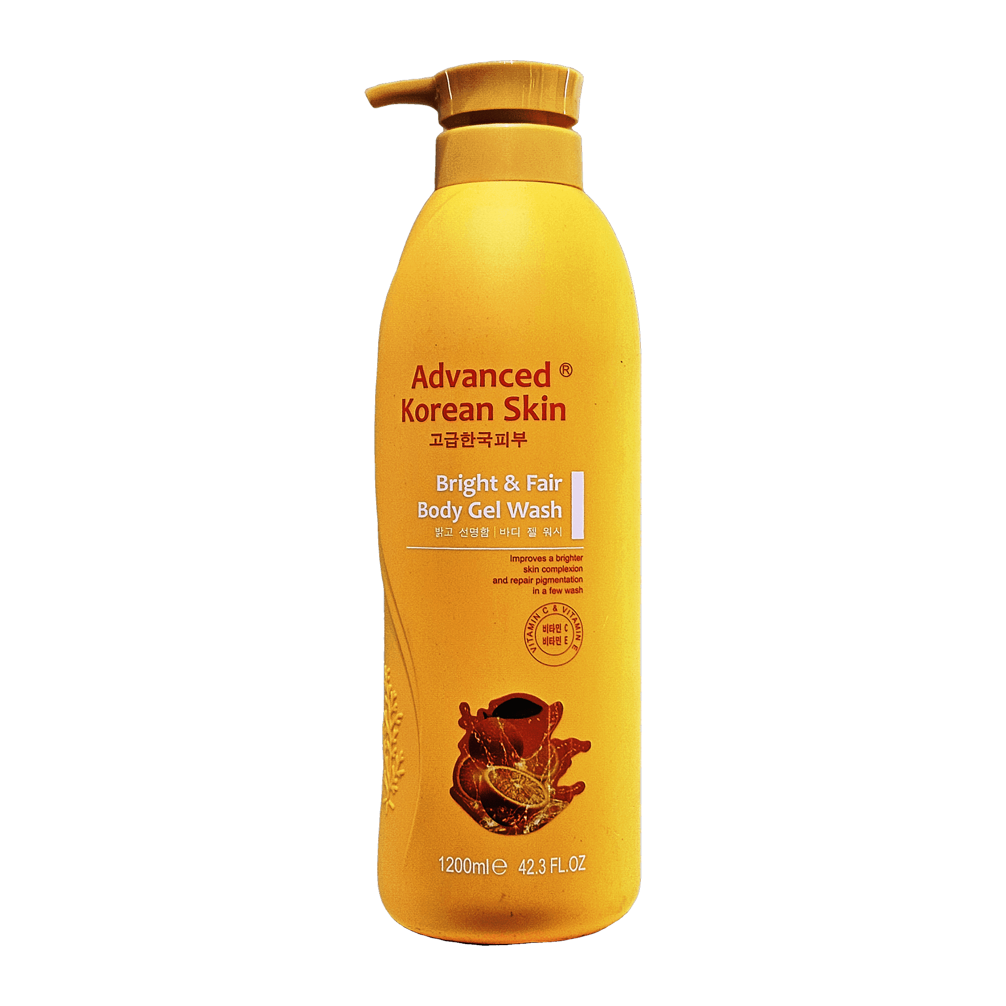 Advanced Korean Skin Bright And Exfoliate Mint Body Gel Wash