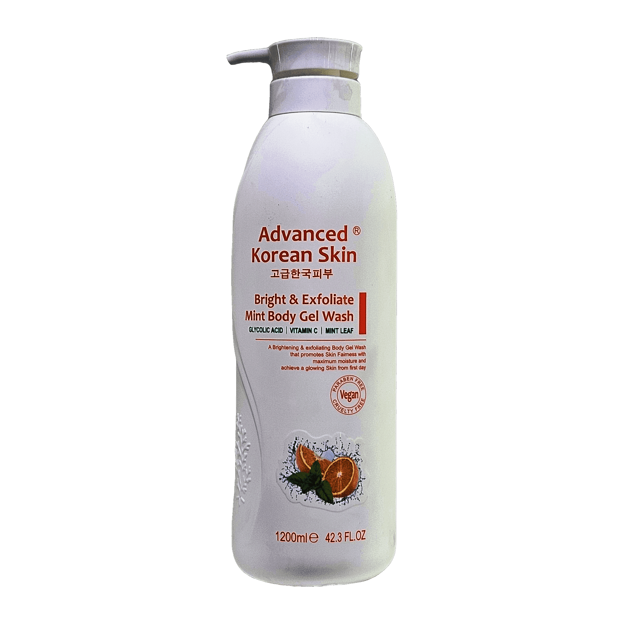 Advanced Korean Skin Bright And Fair Body Gel Wash